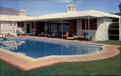 Bob Hope's Beautiful Home Palm Springs, CA Postcard Postcard