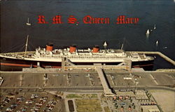 The Queen Mary Long Beach, CA Postcard Postcard