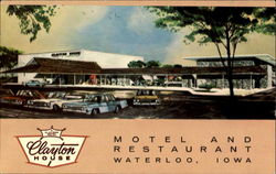 Clayton House Motel, 300 W. Mullan Avenue Waterloo, IA Postcard Postcard