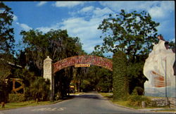 Entrance To The Fountain Of Youth, S. A. 7 San Marco Avenue Postcard