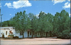 Flaming Arrow Motel Miles City, MT Postcard Postcard