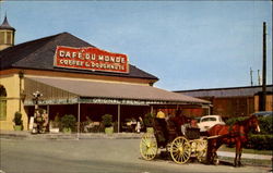 The Café Du Monde, Jackson Square New Orleans, LA Postcard Postcard