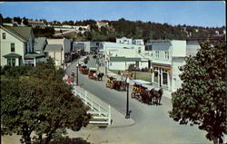 Main Street And Village Mackinac Island, MI Postcard Postcard