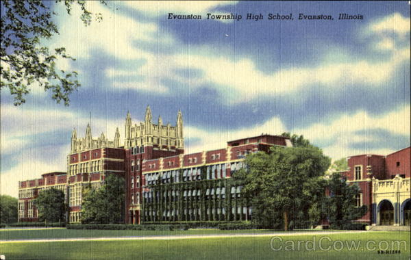 size of evanston township high school 1977