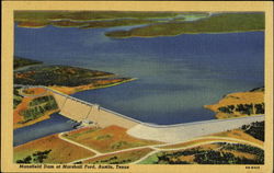 Mansfield Dam, Marshall Ford Postcard