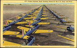 Vultee Valiants Postcard