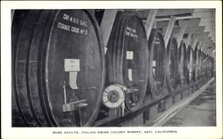 Wine Vaults Italian Swiss Colony Winery Postcard