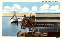 Bath Iron Works Postcard