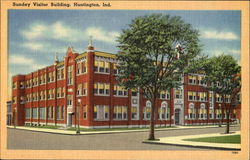 Sunday Visitor Building Huntington, IN Postcard Postcard