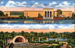 Hall Of Fine Arts Band Shell And Amphitheater Dallas, TX Postcard Postcard