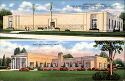 Horticultural Hall And Hall Of Domestic Arts Dallas, TX Postcard Postcard