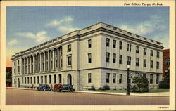 Post Office Fargo, ND Postcard Postcard