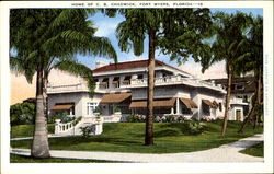 Home Of C. B. Chadwick Postcard