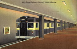 Train Platform Postcard