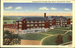 Lawrenceville Township High School Postcard