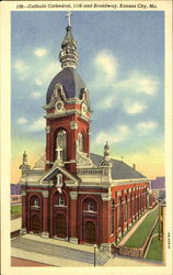 Catholic Cathedral, 11th and Broadway Postcard