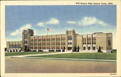 Will Rogers High School Tulsa, OK Postcard Postcard