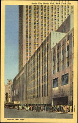 Radio City Music Hall Postcard