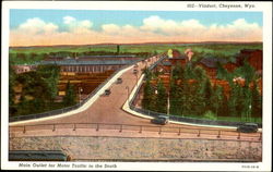 Viaduct - Main Outlet For Motor Traffic To The South Postcard