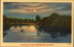 Greetings From Richmond Postcard