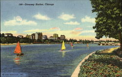 Diversey Harbor Chicago, IL Postcard Postcard