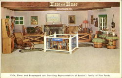 Elsie And Family In Person Postcard