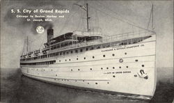 The S. S. City Of Grand Rapids Michigan Boats, Ships Postcard Postcard