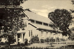 Chapel Keyser Island South Norwalk, CT Postcard Postcard