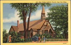 Holy Trinity Church, Cape Cod Massachusetts Postcard Postcard