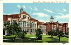 Sectional View Of Concordia College Fort Wayne, IN Postcard Postcard