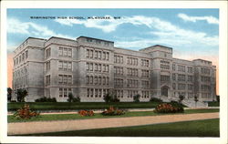 Washington High School Postcard