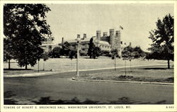 Towers Of Robert S. Brookings Hall, Washington University St. Louis, MO Postcard Postcard