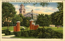 View Across Campus, Syracuse University New York Postcard Postcard