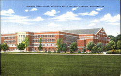 Jenison Field House, Michigan State College Lansing, MI Postcard Postcard