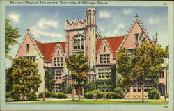 Ryerson Physical Laboratory, University Of Chicago Illinois Postcard Postcard