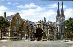 Marquette University Milwaukee, WI Postcard Postcard