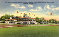 Saratoga Raceway Saratoga Springs, NY Postcard Postcard