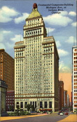 Continental Companies Building, Michigan Ave. Chicago, IL Postcard Postcard