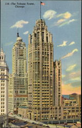 The Tribune Tower Chicago, IL Postcard Postcard