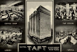 Hotel Taft, Seventh Avenue 50th Street New York, NY Postcard Postcard