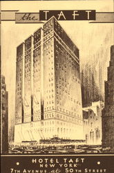 Hotel Taft, 7th Avenue at 50th Street Postcard