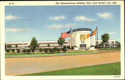 The Administration Building 1939 NY World's Fair Postcard Postcard