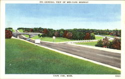 General View Of Mid-Cape Highway Postcard