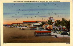 Lindbergh Field And Administration Building Postcard