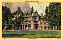 The Ahwahnee, Yosemite National Park Postcard Postcard