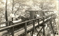 Miniature Railway, Benton Harbor Michigan Postcard Postcard