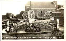 Patriotism In Stone, And Grotto Postcard