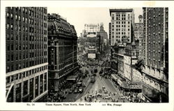 Times Square, View North New York City, NY Postcard Postcard