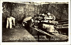 Coal Mine Scene Chicago, IL Postcard Postcard