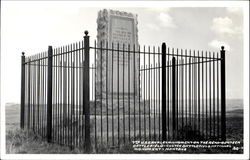 7Th U.S. Cavalry Monument On The Reno-Benteen Battlefield Crow Agency, MT Postcard Postcard